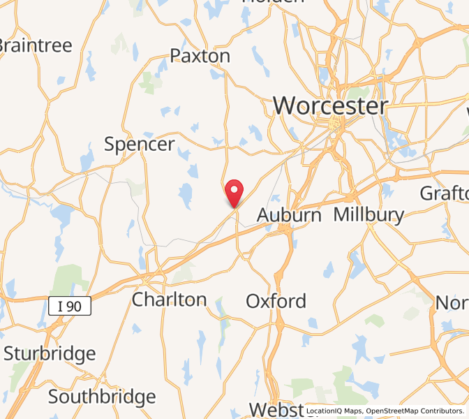 Map of 01542, Massachusetts