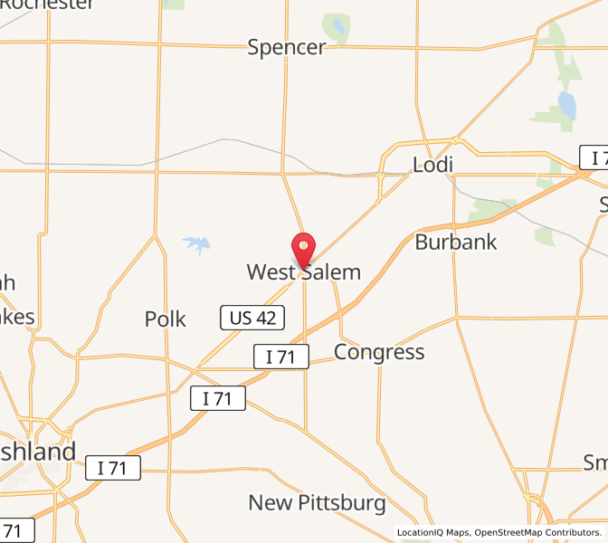 West Salem, OH Sunrise and Sunset Times