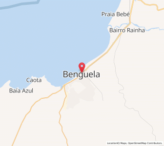 Map of Benguela, Benguela