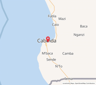 Map of Cabinda, Cabinda