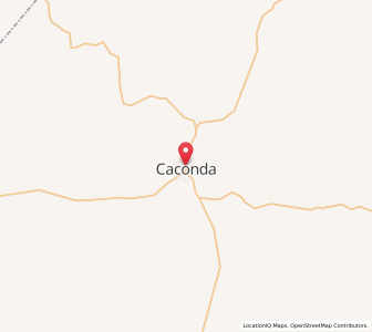 Map of Caconda, Huíla