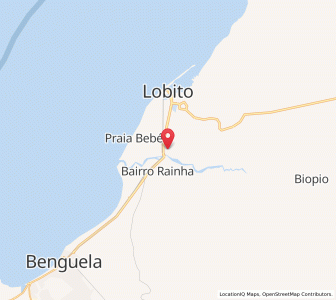 Map of Catumbela, Benguela