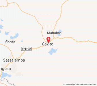 Map of Caxito, Bengo