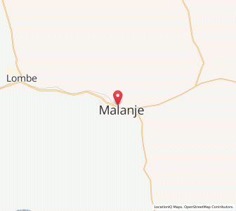 Map of Malanje, Malanje