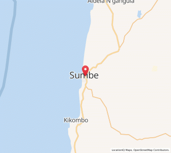 Map of Sumbe, Kwanza Sul