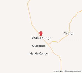 Map of Uacu Cungo, Kwanza Sul