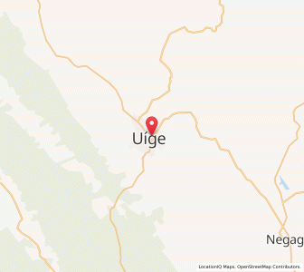 Map of Uíge, Uíge
