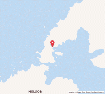 Map of Bellingshausen Station, South Shetland Islands