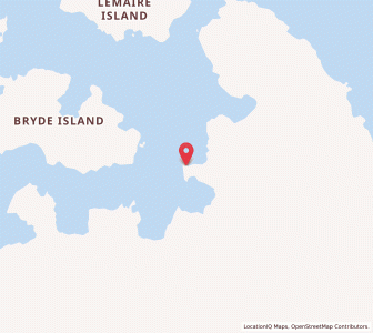 Map of Brown Station, Antarctic Peninsula