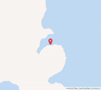 Map of Esperanza Base, Antarctic Peninsula