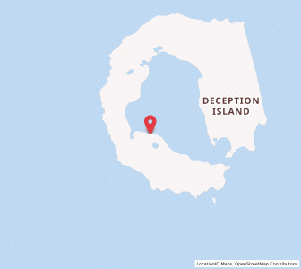 Map of Gabriel de Castilla Base, South Shetland Islands