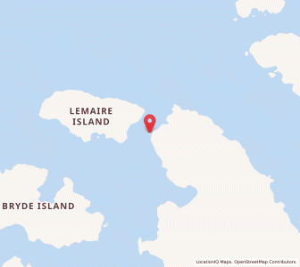 Map of González Videla Base, Antarctic Peninsula