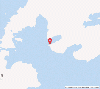 Map of King Sejong Station, South Shetland Islands