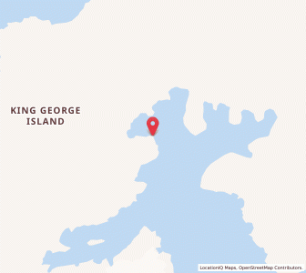 Map of Machu Picchu Base, South Shetland Islands