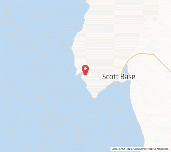 Map of McMurdo Station, Ross Sea