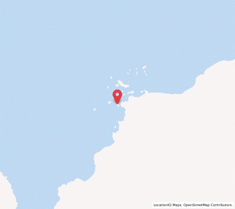 Map of Bernardo O'Higgins Base, Antarctic Peninsula