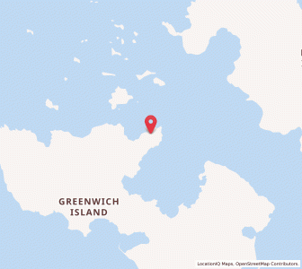 Map of Pedro Vicente Maldonado Base, South Shetland Islands