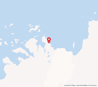 Map of Progress Station, East Antarctica