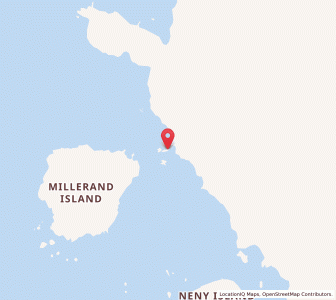 Map of San Martín Base, Antarctic Peninsula