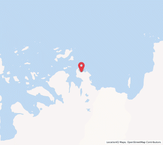 Map of Zhongshan Station, East Antarctica