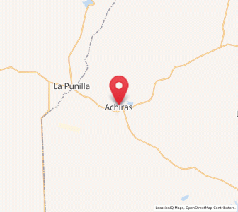 Map of Achiras, Cordoba