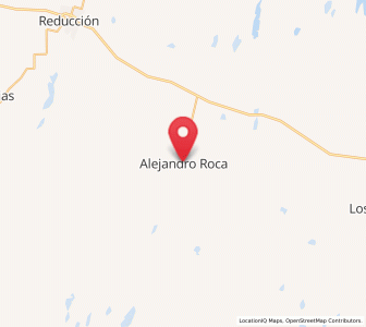 Map of Alejandro Roca, Cordoba