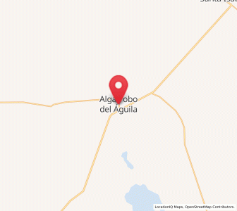 Map of Algarrobo del Águila, La Pampa