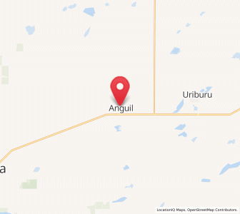 Map of Anguil, La Pampa