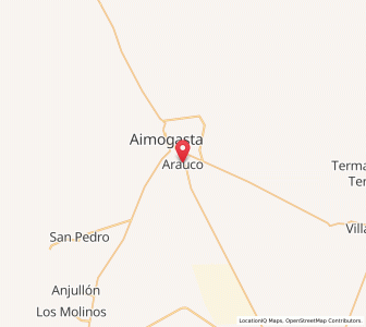Map of Arauco, La Rioja