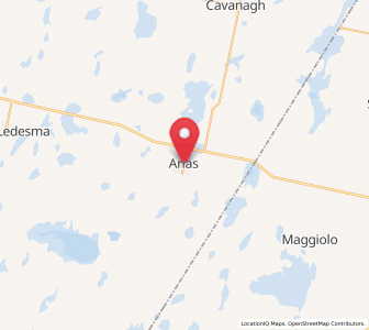 Map of Arias, Cordoba