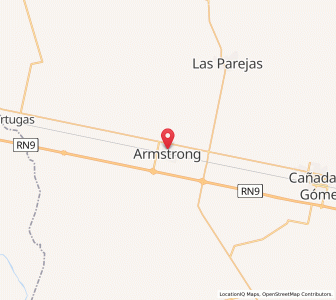 Map of Armstrong, Santa Fe