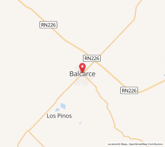 Map of Balcarce, Buenos Aires