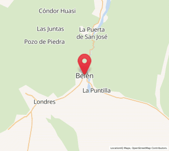 Map of Belén, Catamarca