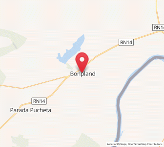 Map of Bonpland, Corrientes