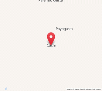 Map of Cachi, Salta