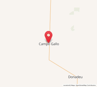 Map of Campo Gallo, Santiago del Estero