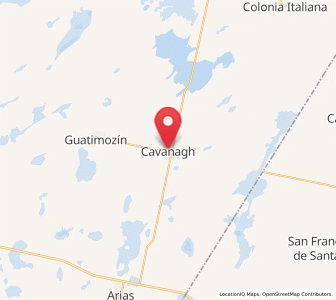 Map of Cavanagh, Cordoba