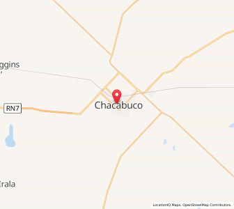 Map of Chacabuco, Buenos Aires