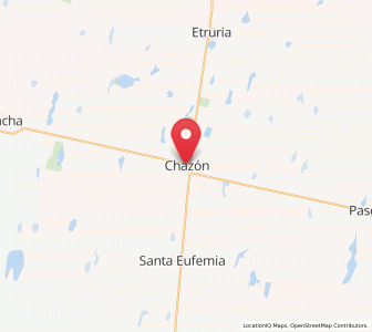 Map of Chazón, Cordoba