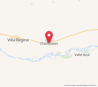 Map of Chichinales, Rio Negro