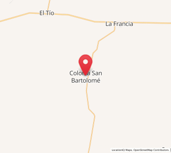Map of Colonia San Bartolomé, Cordoba