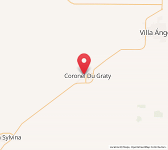 Map of Coronel Du Graty, Chaco