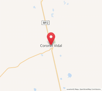 Map of Coronel Vidal, Buenos Aires