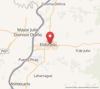 Map of Eldorado, Misiones