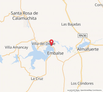 Map of Embalse, Cordoba