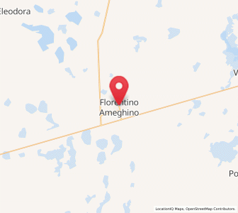 Map of Florentino Ameghino, Buenos Aires