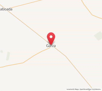 Map of Garza, Santiago del Estero