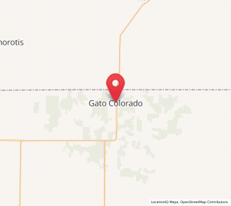 Map of Gato Colorado, Santa Fe