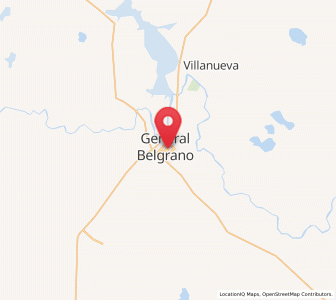 Map of General Belgrano, Buenos Aires