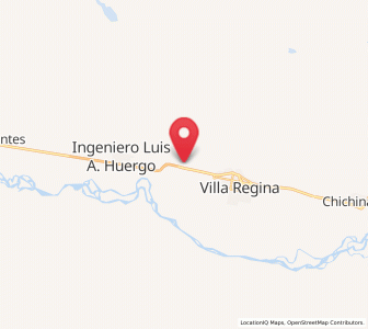 Map of General Enrique Godoy, Rio Negro